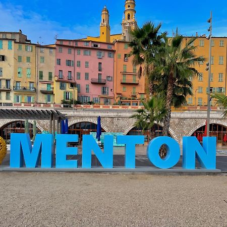 Magnifique Duplex Vue Mer Menton Luaran gambar