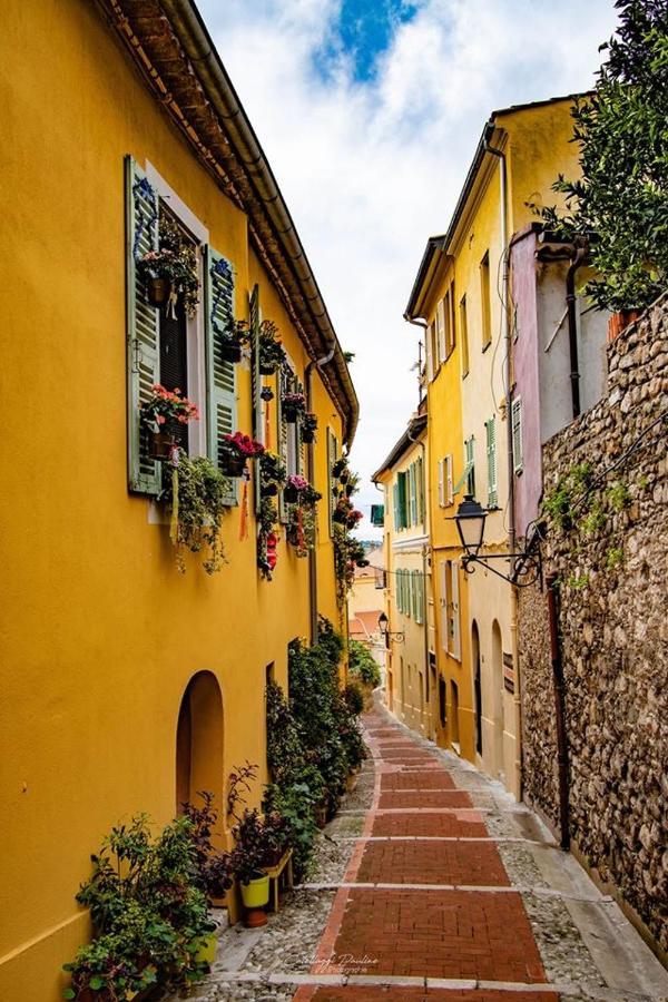 Magnifique Duplex Vue Mer Menton Luaran gambar