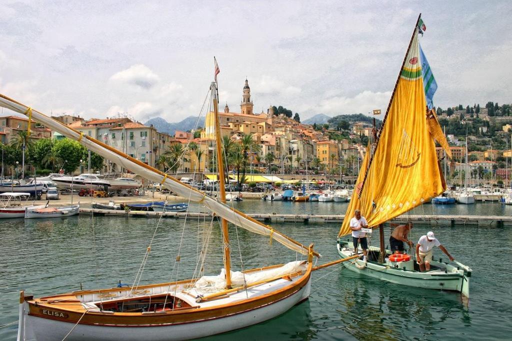 Magnifique Duplex Vue Mer Menton Luaran gambar