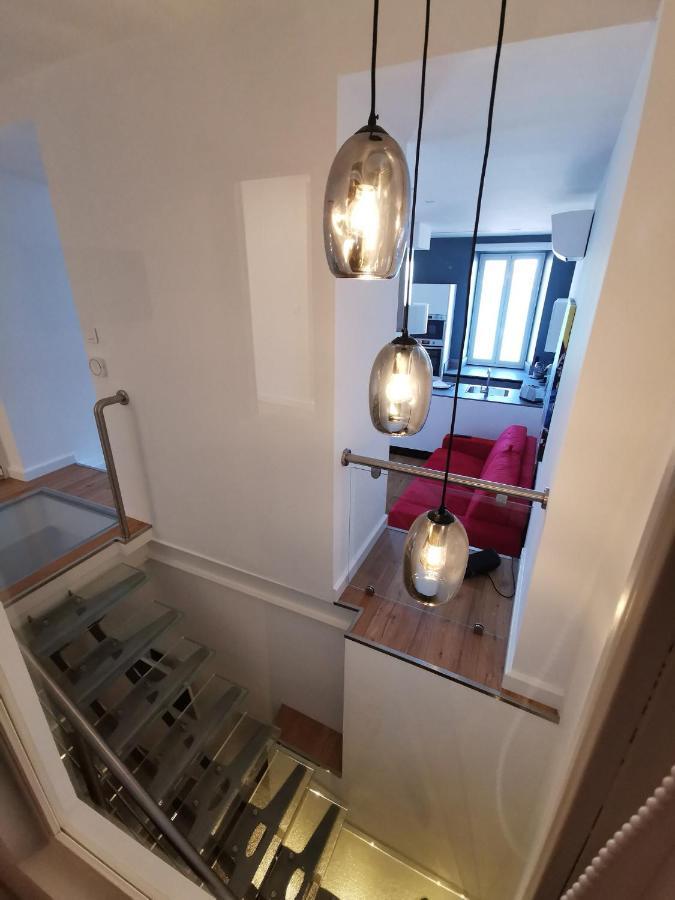 Magnifique Duplex Vue Mer Menton Luaran gambar